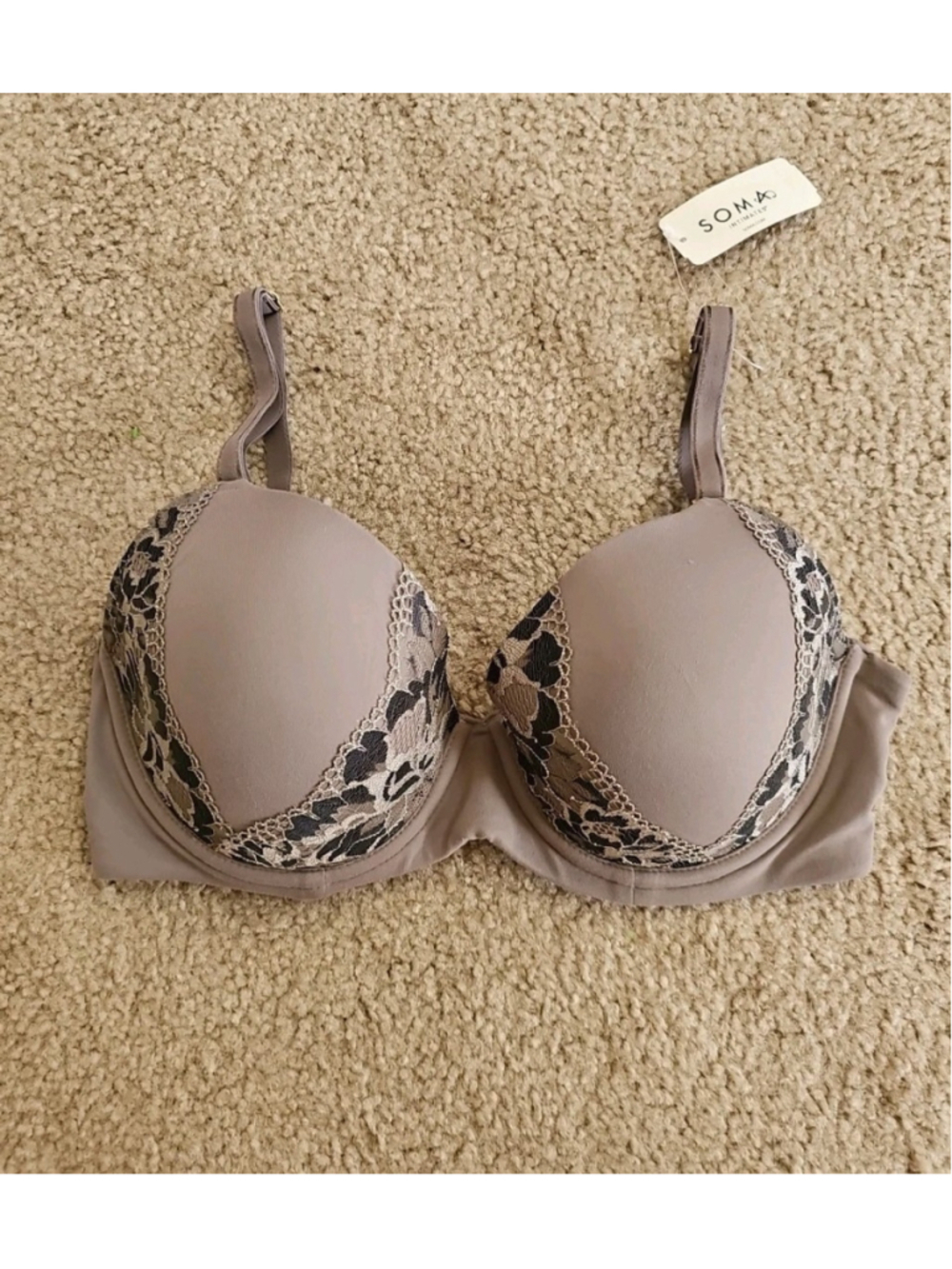 Soma Embraceable Signature Perfect Coverage Bra 32D Mochacchino
